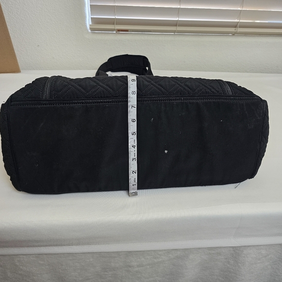 Vera Bradley Stroll Around Baby Bag Diaper Tote Black Quilted - Picture 12 of 14